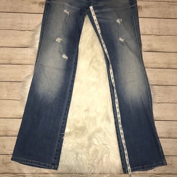 St. John Jeans Distressed Denim Jeans - Picture 7 of 7